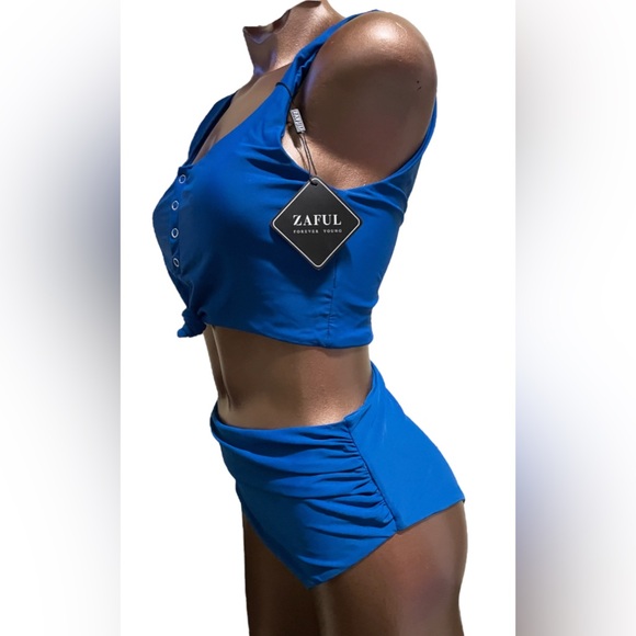 Zaful Crop Tankini - Picture 5 of 7